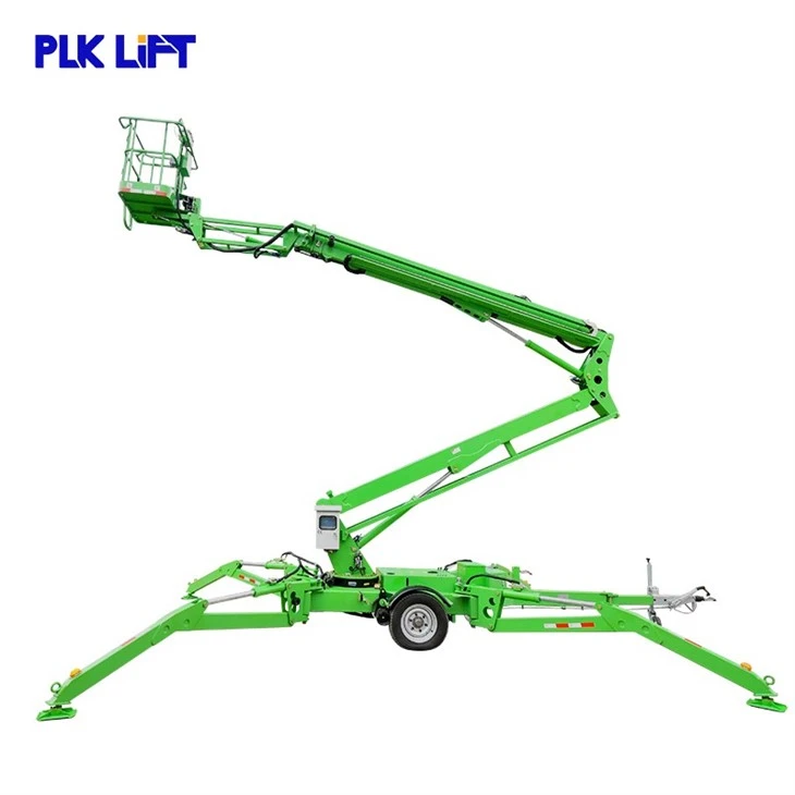 Blue 22m Trailer Articulated Nacelle Bucket Lift With CE