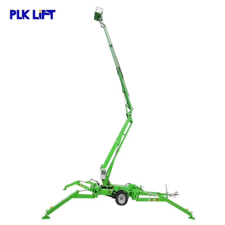 Blue 22m Trailer Articulated Nacelle Bucket Lift With CE